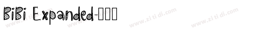 BiBi Expanded字体转换